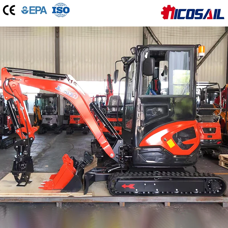 Mini Excavator 2 Ton Compact Crawler Excavator Hydraulic Digger Diesel Engine Construction Machinery for Sale
Mini Excavator 2 Ton Compact Crawler Excavator Hydraulic Digger Diesel Engine Construction Machinery for Sale