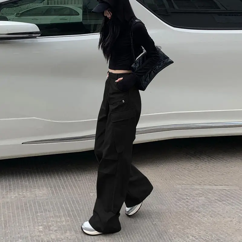 The New Sweet and Cool Work Pants Women American High Street Hot Girls Slightly Slimming Wide-leg Casual Long Pants Are Trendy
The New Sweet and Cool Work Pants Women American High Street Hot Girls Slightly Slimming Wide-leg Casual Long Pants Are Trendy