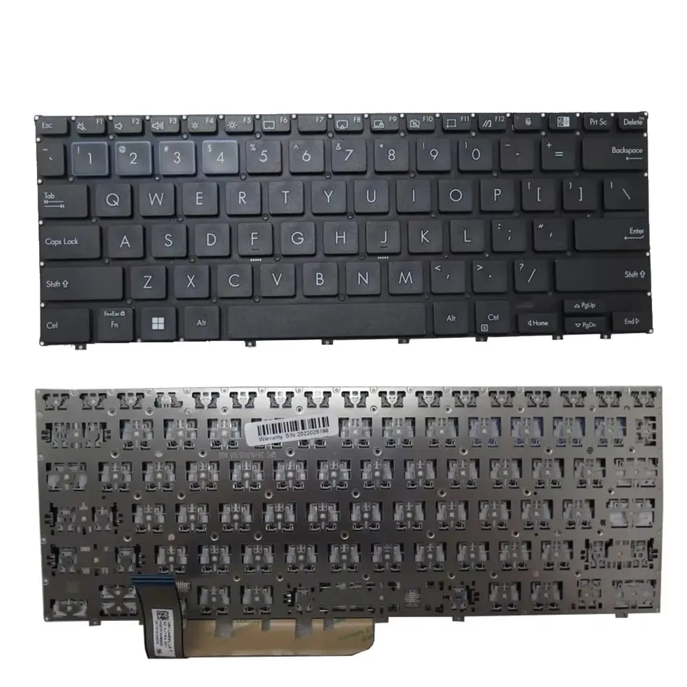 Keyboard for Asus ExpertBook B7402 B7402F B7402FEA B7402FBA B7402FVA no backlit US Layout
Keyboard for Asus ExpertBook B7402 B7402F B7402FEA B7402FBA B7402FVA no backlit US Layout