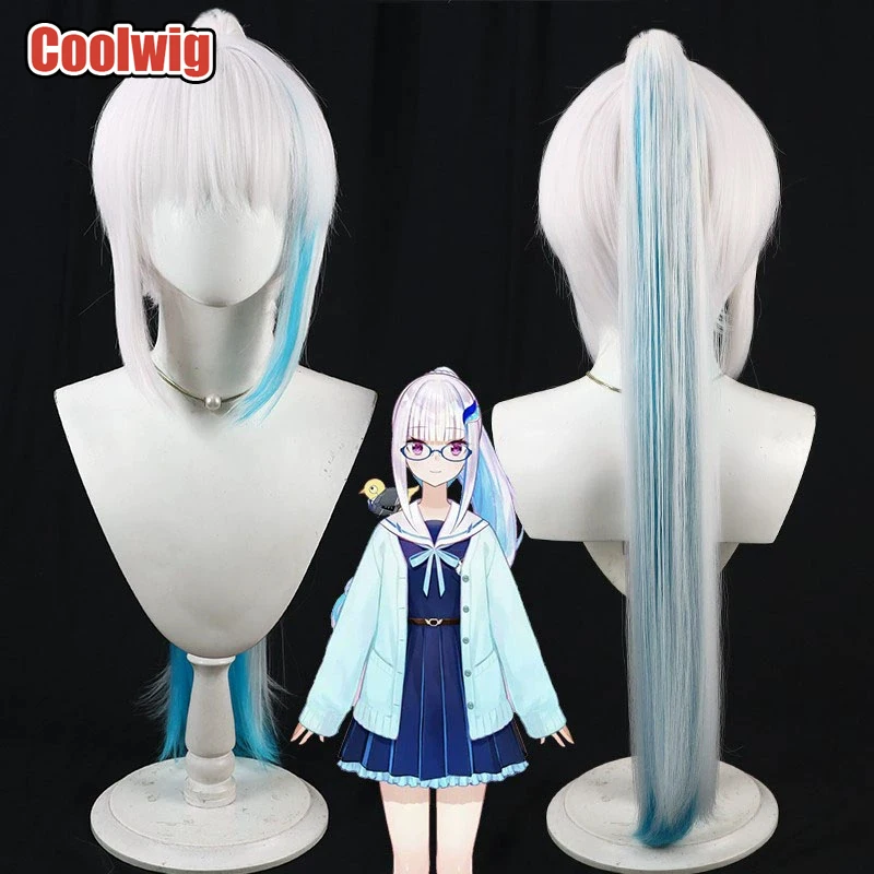 Coolwig Synthetic Hair Lize Helesta Cosplay Wigs Virtual YouTuber 80cm Long White Mixed Light Blue Ponytail Wig Heat Resistant
Coolwig Synthetic Hair Lize Helesta Cosplay Wigs Virtual YouTuber 80cm Long White Mixed Light Blue Ponytail Wig Heat Resistant