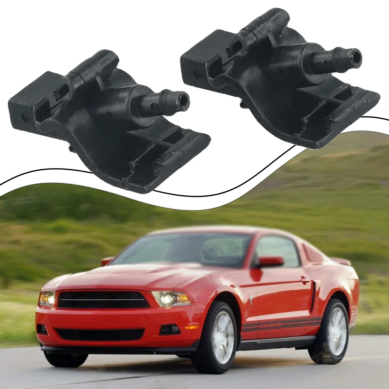 2 Pcs/Set Car Front Window Windshield Wiper Washer Nozzles Jet For Ford For Mustang 15-17 FR3Z17603AA Windscreen Sprayer Washer
2 Pcs/Set Car Front Window Windshield Wiper Washer Nozzles Jet For Ford For Mustang 15-17 FR3Z17603AA Windscreen Sprayer Washer