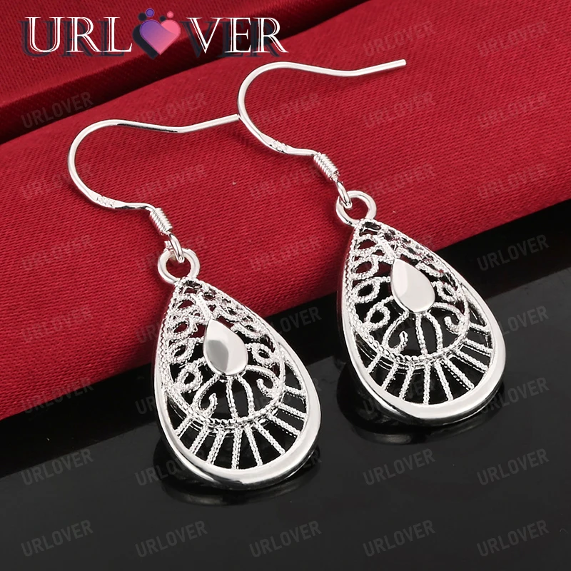 Female Fashion 925 Sterling Silver Water Droplet Drop Earring High Jewelry Accessories Men Women Wedding Birthday Party Gift
Female Fashion 925 Sterling Silver Water Droplet Drop Earring High Jewelry Accessories Men Women Wedding Birthday Party Gift