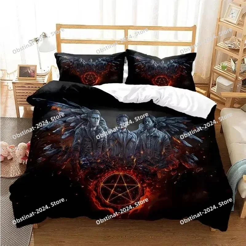 Supernatural 3D Bedding Set Printed Duvet Cover Pillowcase Single Double Style Queen King Size Sets
Supernatural 3D Bedding Set Printed Duvet Cover Pillowcase Single Double Style Queen King Size Sets