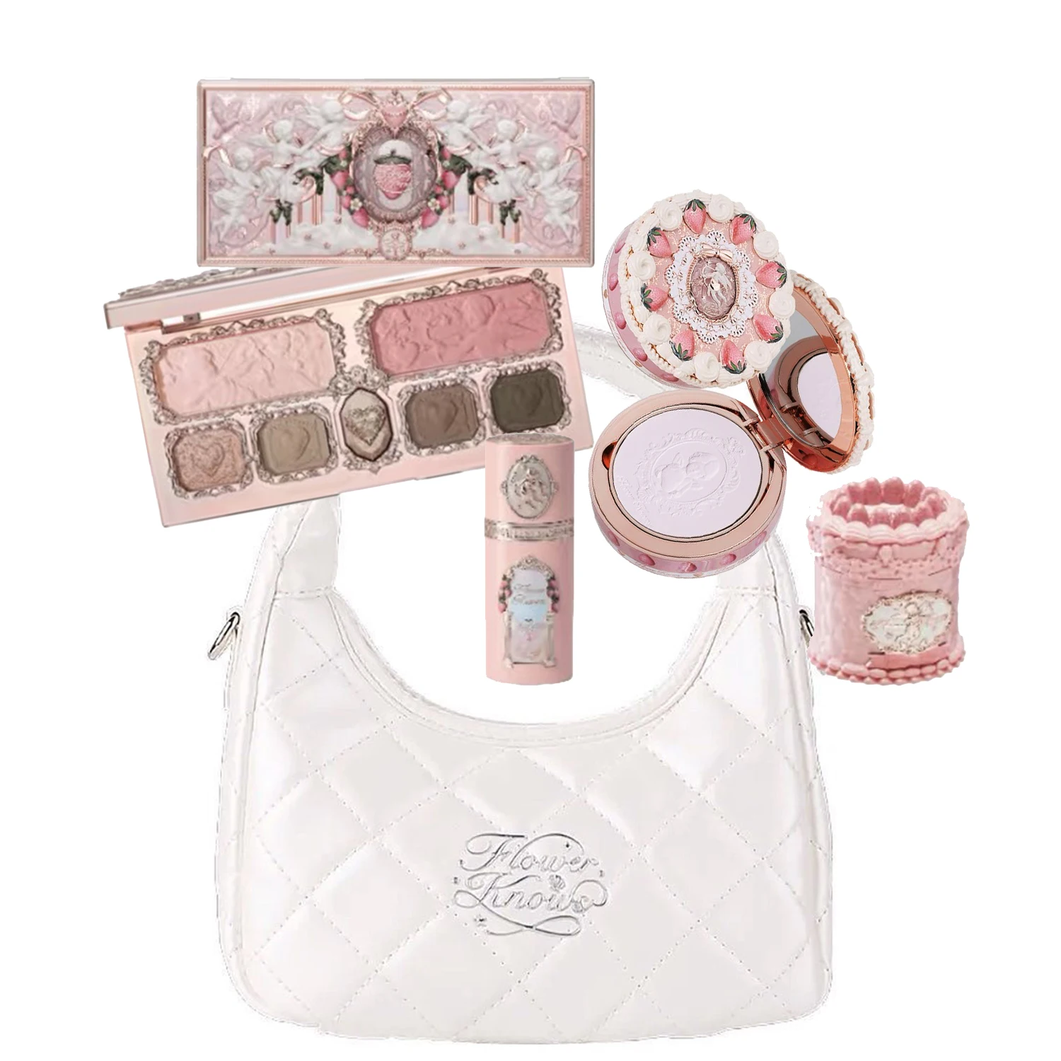 Flower Knows Strawberry Cupid Professional Makeup Set For Women Full Kit Gift Box Eyeshadow Lip Cream Blush Compact Powder Sets
Flower Knows Strawberry Cupid Professional Makeup Set For Women Full Kit Gift Box Eyeshadow Lip Cream Blush Compact Powder Sets