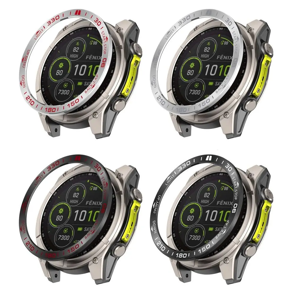 Stainless Steel Bezel Ring Styling Case Protective Decorative Watch Bezel Ring Anti-Scratch for Garmin Quatix 8 47mm/51mm
Stainless Steel Bezel Ring Styling Case Protective Decorative Watch Bezel Ring Anti-Scratch for Garmin Quatix 8 47mm/51mm