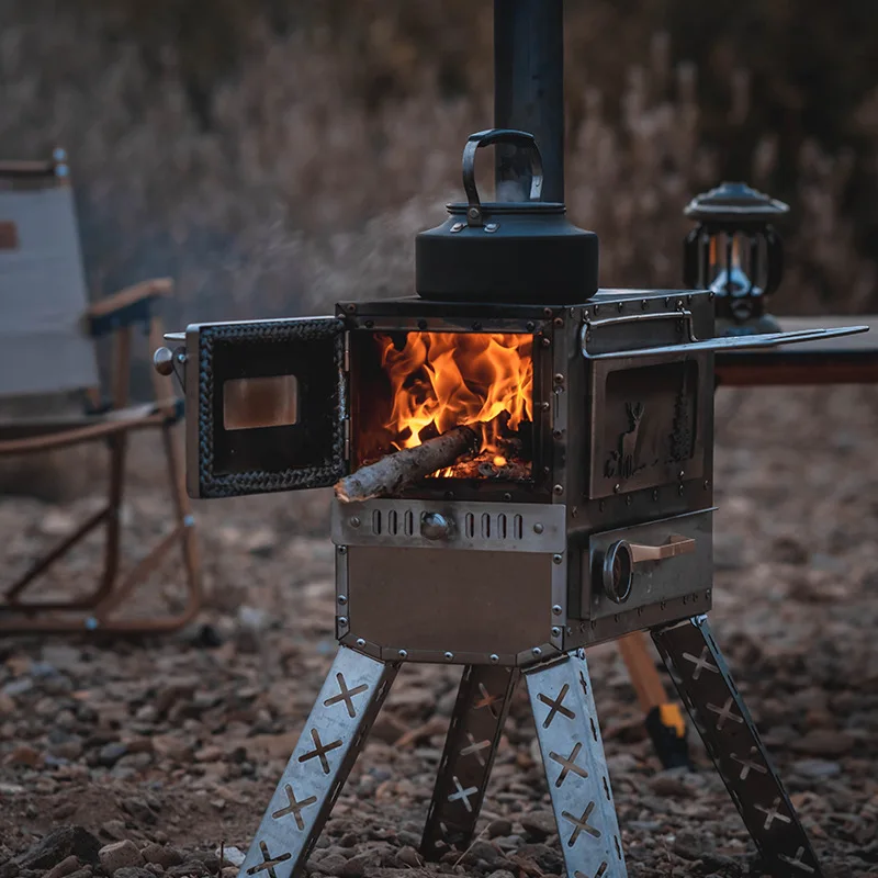 Camping Heater Multi-Function Folding Stainless Steel Waterproof Wood Burning Stove Chimney Portable Tent Bags Carrying Bag
Camping Heater Multi-Function Folding Stainless Steel Waterproof Wood Burning Stove Chimney Portable Tent Bags Carrying Bag