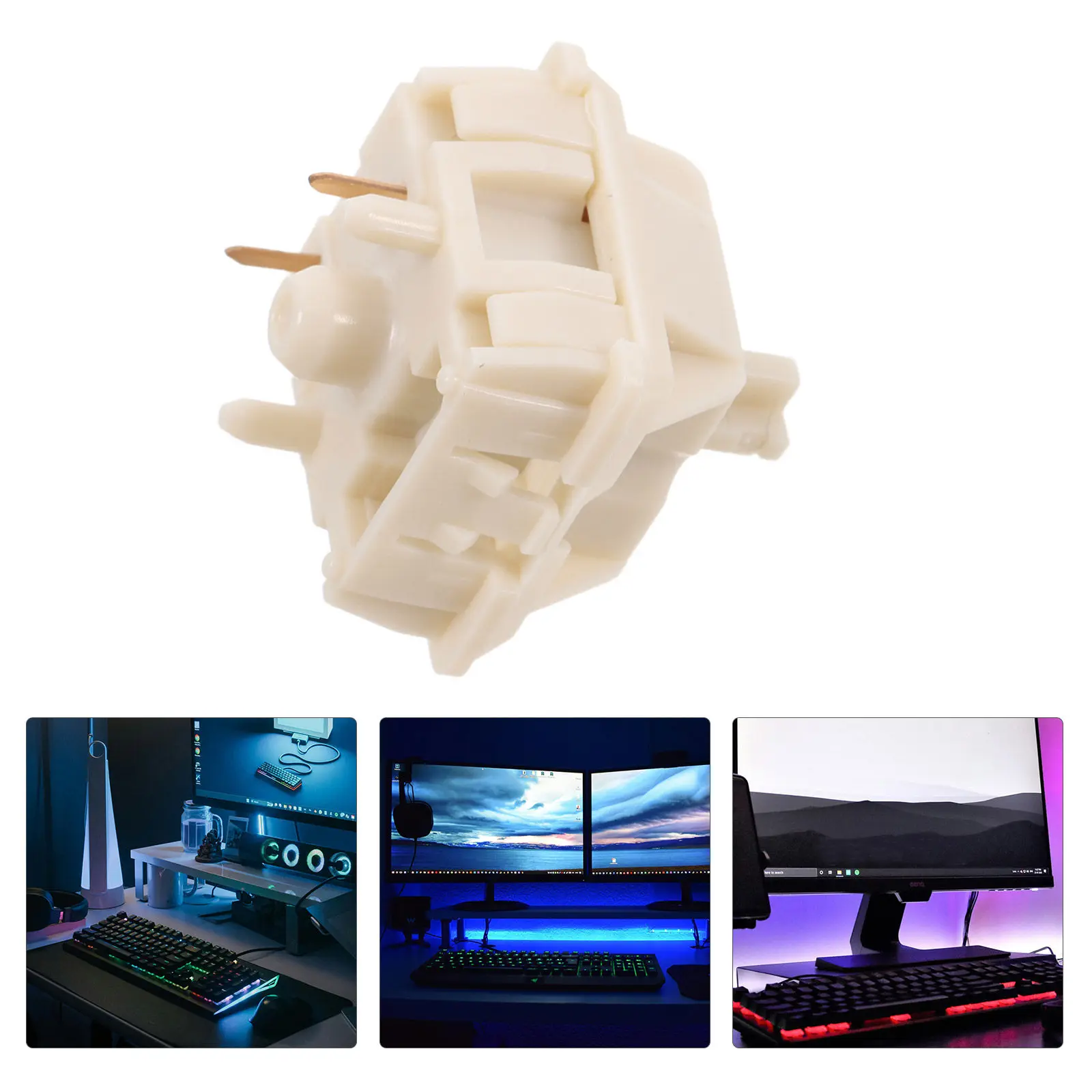 Предварительно смазанные механические переключатели для клавиатуры: тактильные линейные переключатели Creamy для игр и набора текста, звуковые переключатели Milky Pro Panda
Предварительно смазанные механические переключатели для клавиатуры: тактильные линейные переключатели Creamy для игр и набора текста, звуковые переключатели Milky Pro Panda