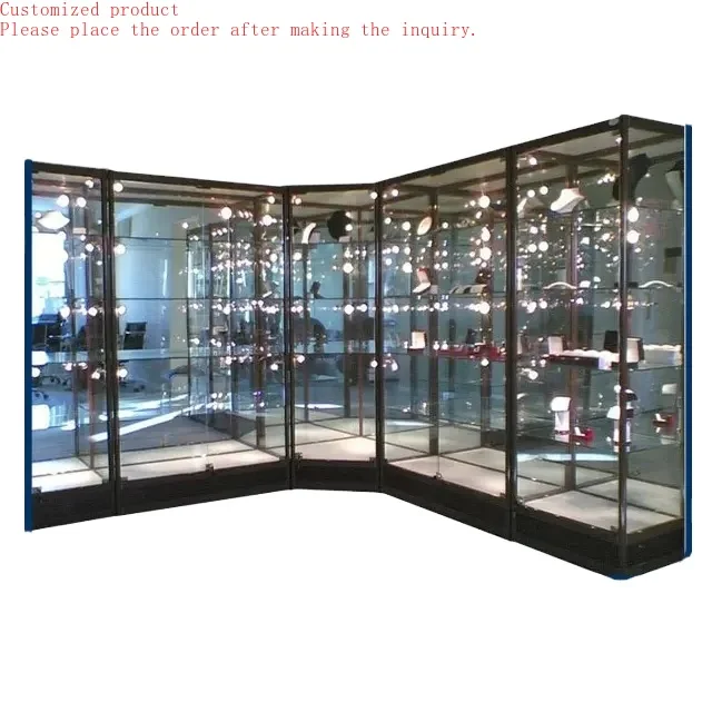Custom.Adjustable Jewelry Cabinet Jewelry Display Cabinet Customization Display Showcase for Jewellery Shop with Mirror Backing
Custom.Adjustable Jewelry Cabinet Jewelry Display Cabinet Customization Display Showcase for Jewellery Shop with Mirror Backing