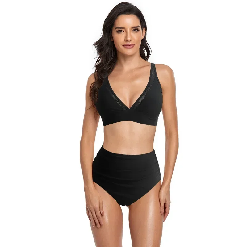 2025 Black Push Up Bikini Set High WaistSwimsuit For Women Swimwear Criss Cross Back Two Pieces Bathing Suit Brazilian Biquini
2025 Black Push Up Bikini Set High WaistSwimsuit For Women Swimwear Criss Cross Back Two Pieces Bathing Suit Brazilian Biquini