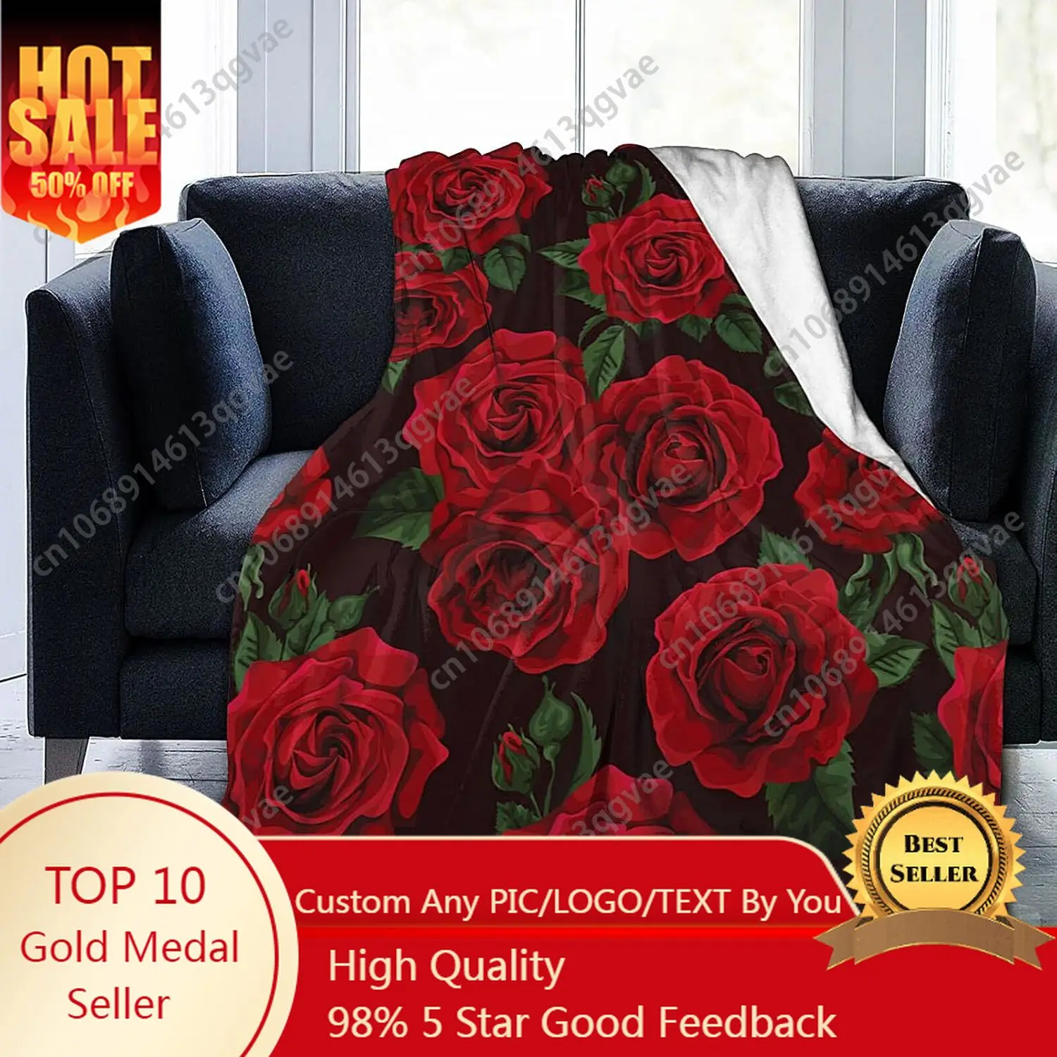 Red Black Flower Rose Blanket Soft Lightweight Throw Blankets Cozy Flannel Bed Throws for Sofa Couch Travel Home Room Bedroom
Red Black Flower Rose Blanket Soft Lightweight Throw Blankets Cozy Flannel Bed Throws for Sofa Couch Travel Home Room Bedroom