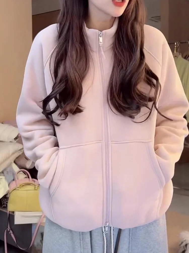Winter Thiened ort Jaet Women's Casual Sle Fce Lined Warmth Outerwear Hoodie Coat Long Sve Zipper round Ne
Winter Thiened ort Jaet Women's Casual Sle Fce Lined Warmth Outerwear Hoodie Coat Long Sve Zipper round Ne