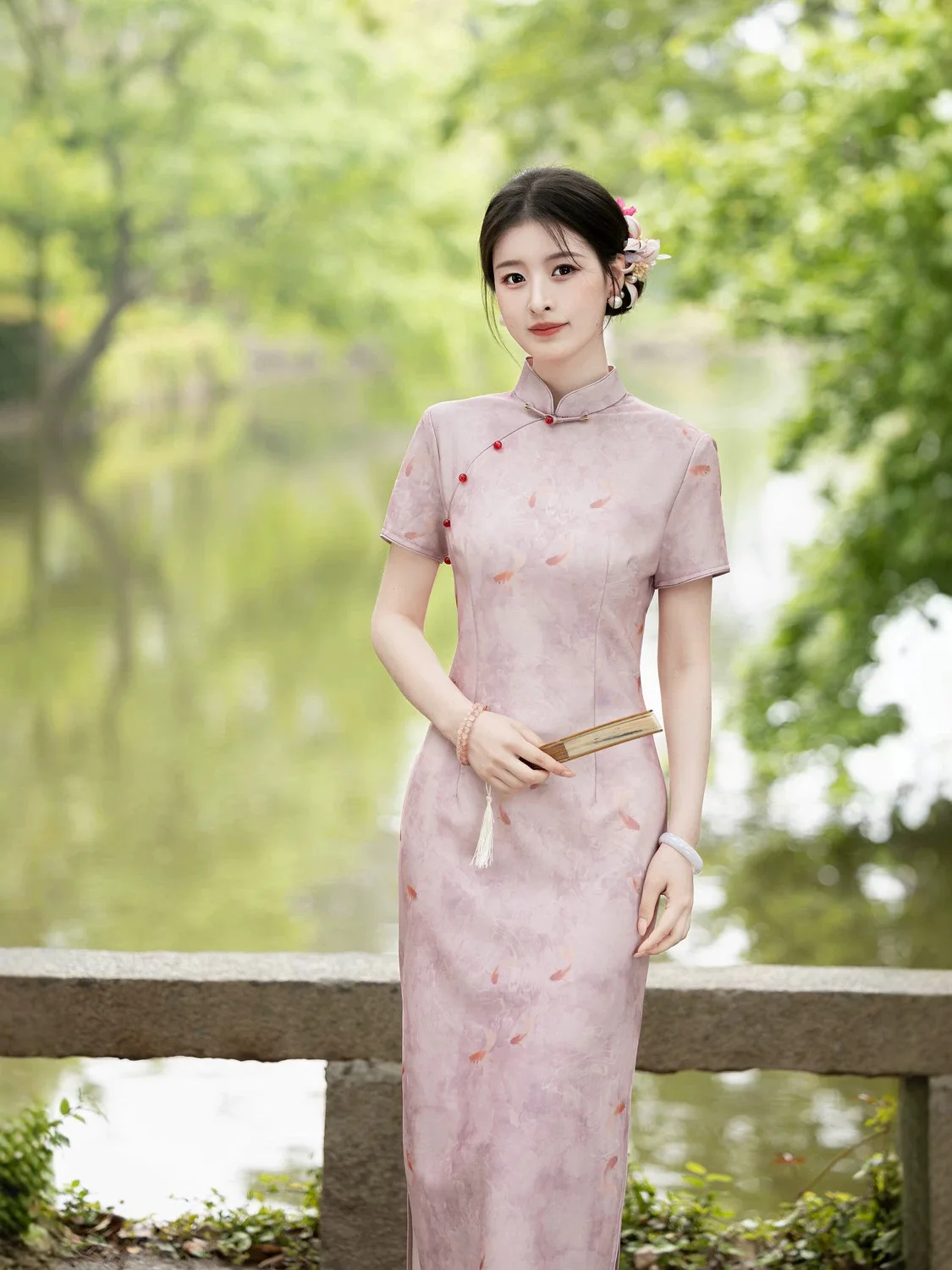 Green Handmade Buckle Cheongsam 2026 New Improved Sleeveless Style Dress Youthful Daily Summer Qipao
Green Handmade Buckle Cheongsam 2026 New Improved Sleeveless Style Dress Youthful Daily Summer Qipao