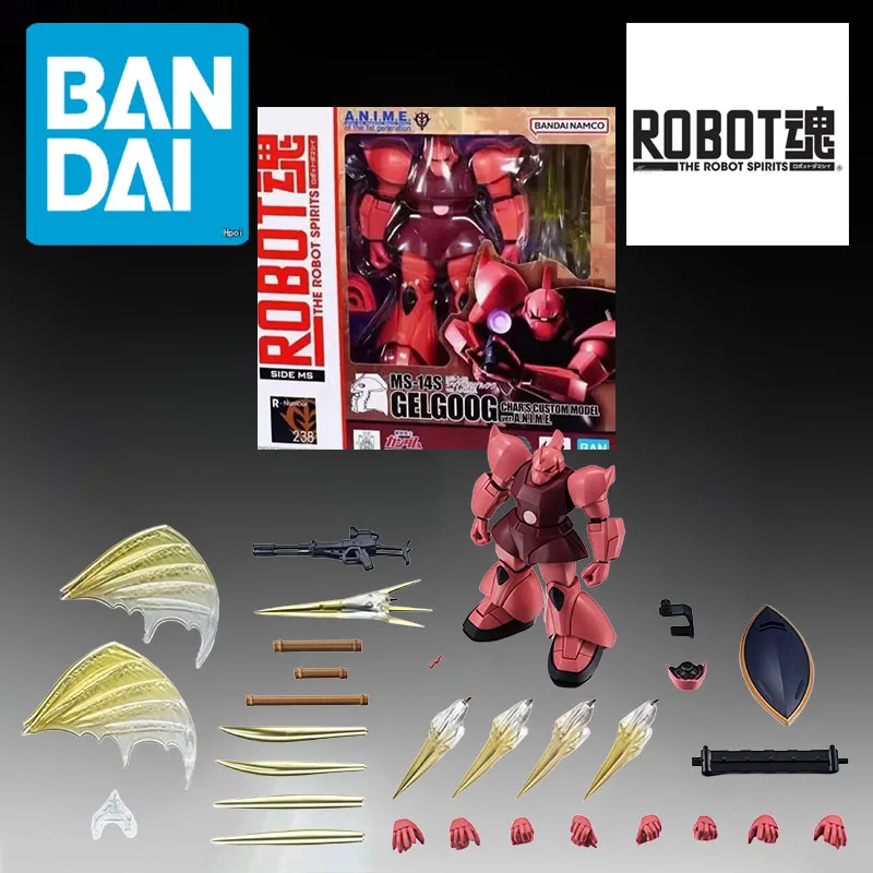 Bandai Original ROBOT Char's Custom Gelgoog Anime Version Anime Figures Toy for Boys Christmas Gift Collectible Model Ornaments
Bandai Original ROBOT Char's Custom Gelgoog Anime Version Anime Figures Toy for Boys Christmas Gift Collectible Model Ornaments