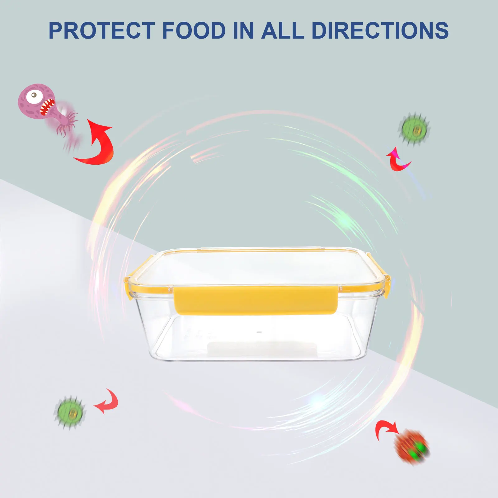 1pc Sealed Jar 3500ML Yellow Food Storage Container Airtight Kitchen Jars Snack Can Transparent Reusable Practical
1pc Sealed Jar 3500ML Yellow Food Storage Container Airtight Kitchen Jars Snack Can Transparent Reusable Practical