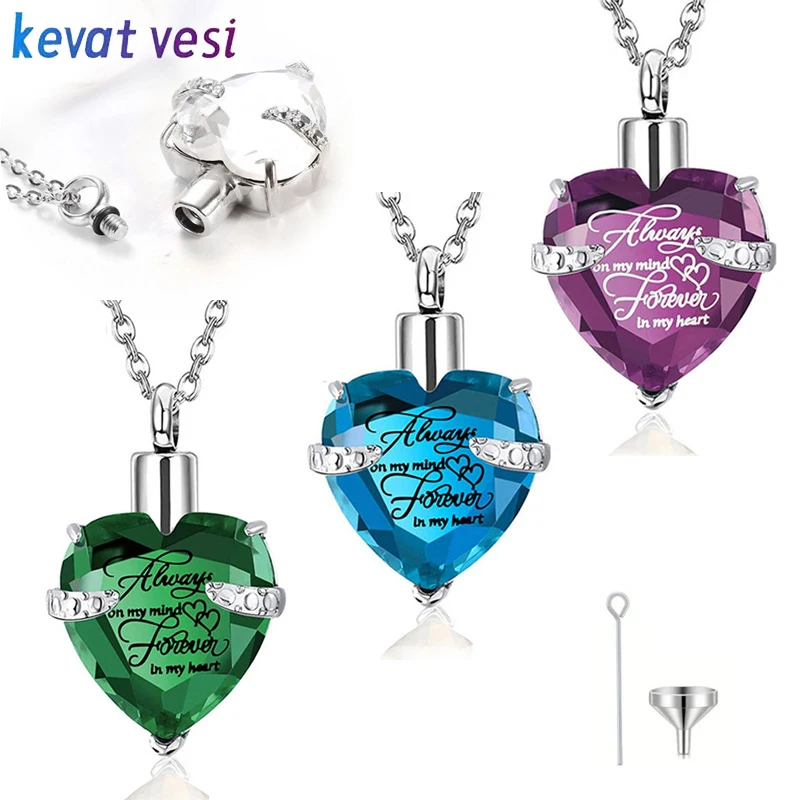 Heart Crystal Pet Ashes Necklace Pet Cremation Bone Ashes Urn Pendant Necklace for Dogs Cats Pet Memorial Necklace Pet Supplies
Heart Crystal Pet Ashes Necklace Pet Cremation Bone Ashes Urn Pendant Necklace for Dogs Cats Pet Memorial Necklace Pet Supplies