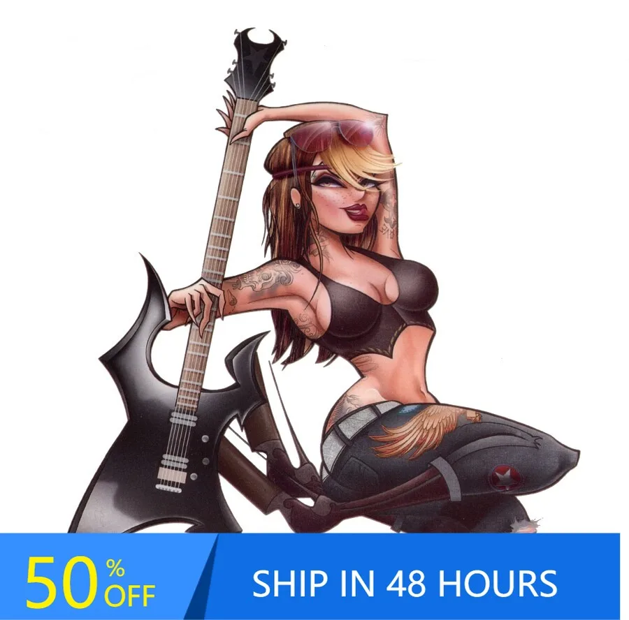 GUITAR Rocker BABE TATTOOED Cute Laptop Truck Motor Home Bumper Waterproof Vinyl Decal Decoration Trendy Funny Vintage
GUITAR Rocker BABE TATTOOED Cute Laptop Truck Motor Home Bumper Waterproof Vinyl Decal Decoration Trendy Funny Vintage