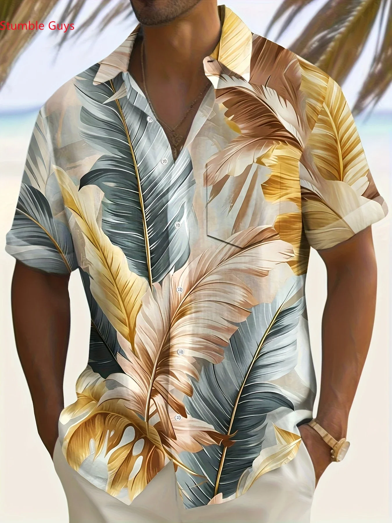 Men's Stylish Party Hawaiian Shirt Summer Fashion Casual Man Short Sleeve Tropical Print Beach Wear Lightweight Vacation Tops
Men's Stylish Party Hawaiian Shirt Summer Fashion Casual Man Short Sleeve Tropical Print Beach Wear Lightweight Vacation Tops