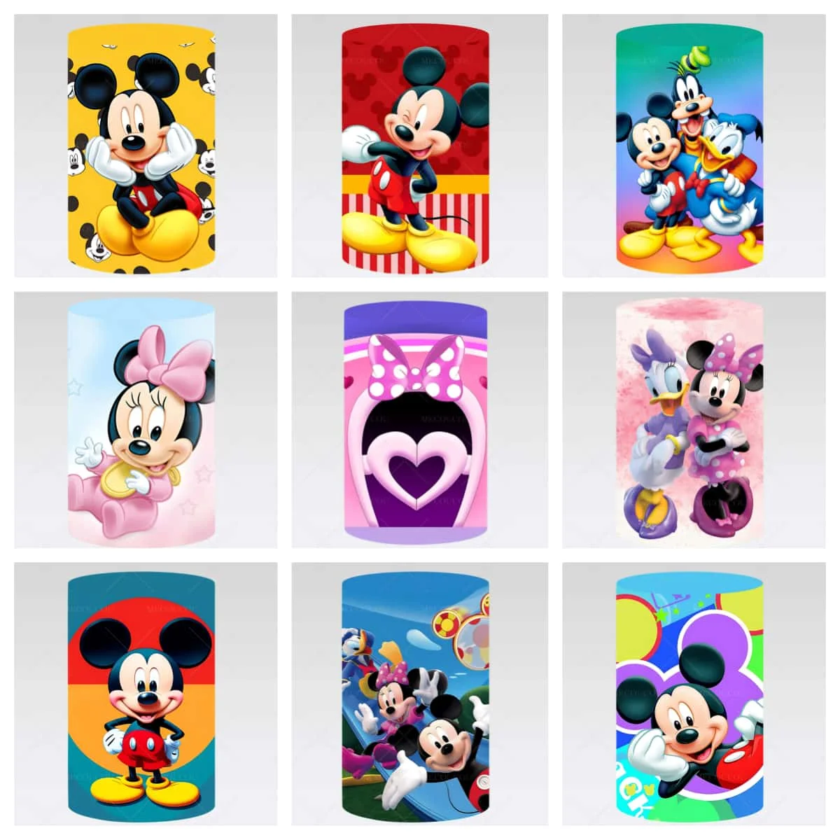 Крышка цилиндра на тему Микки Мауса и Минни Диснея, товары для дня рождения, детские мероприятия, индивидуальный фон, украшение
Крышка цилиндра на тему Микки Мауса и Минни Диснея, товары для дня рождения, детские мероприятия, индивидуальный фон, украшение