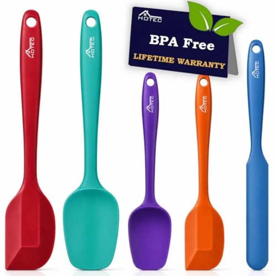 Heat Resistant 600℉ Food Grade Silicone Rubber Spatula Set for Baking, Cooking, and Mixing Non Stick Dishwasher Safe BPA-Free S
Heat Resistant 600℉ Food Grade Silicone Rubber Spatula Set for Baking, Cooking, and Mixing Non Stick Dishwasher Safe BPA-Free S