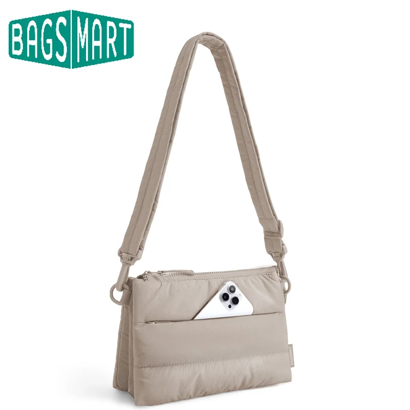 BAGSMART Cross Body Purse Medium Crossbody Bags for Women Travel Purse 4.3L Puffy Handbag Wallet with RFID Blocking Slots
BAGSMART Cross Body Purse Medium Crossbody Bags for Women Travel Purse 4.3L Puffy Handbag Wallet with RFID Blocking Slots