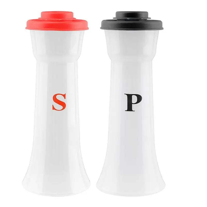【FITTING】2Pcs Salt And Pepper Shakers With Lids,Large Hourglass Moistur-E Proof Salts Shaker Pepper Food Containers For Cooking
【FITTING】2Pcs Salt And Pepper Shakers With Lids,Large Hourglass Moistur-E Proof Salts Shaker Pepper Food Containers For Cooking