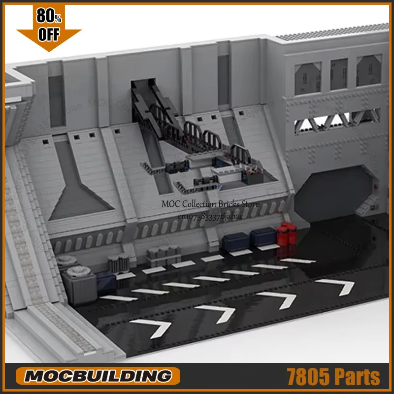 Imperial Hangar Movie MOC Building Blocks Starfighter Model Included DIY Assemble Bricks Display Architecture Creative Toys Gift
Imperial Hangar Movie MOC Building Blocks Starfighter Model Included DIY Assemble Bricks Display Architecture Creative Toys Gift