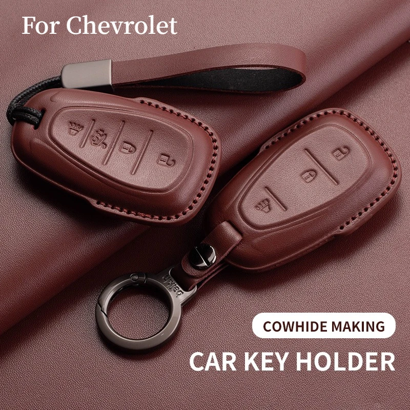 For Chevrolet Malibu Camaro Cruze Traverse Sonic Volt Bolt Equinox Leather Car Key Case Cover Car Keychain Protected Shell Fob
For Chevrolet Malibu Camaro Cruze Traverse Sonic Volt Bolt Equinox Leather Car Key Case Cover Car Keychain Protected Shell Fob