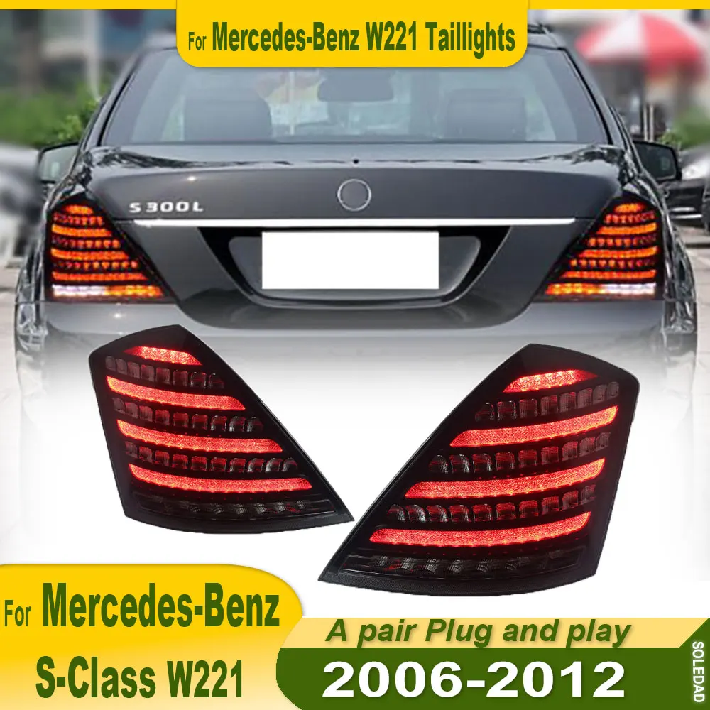 Для Mercedes-Benz S-Class W221 задние фонари S300 S350 S500 2006-2013 светодиодные задние фонари DRL обратная обновление автомобильные аксессуары
Для Mercedes-Benz S-Class W221 задние фонари S300 S350 S500 2006-2013 светодиодные задние фонари DRL обратная обновление автомобильные аксессуары