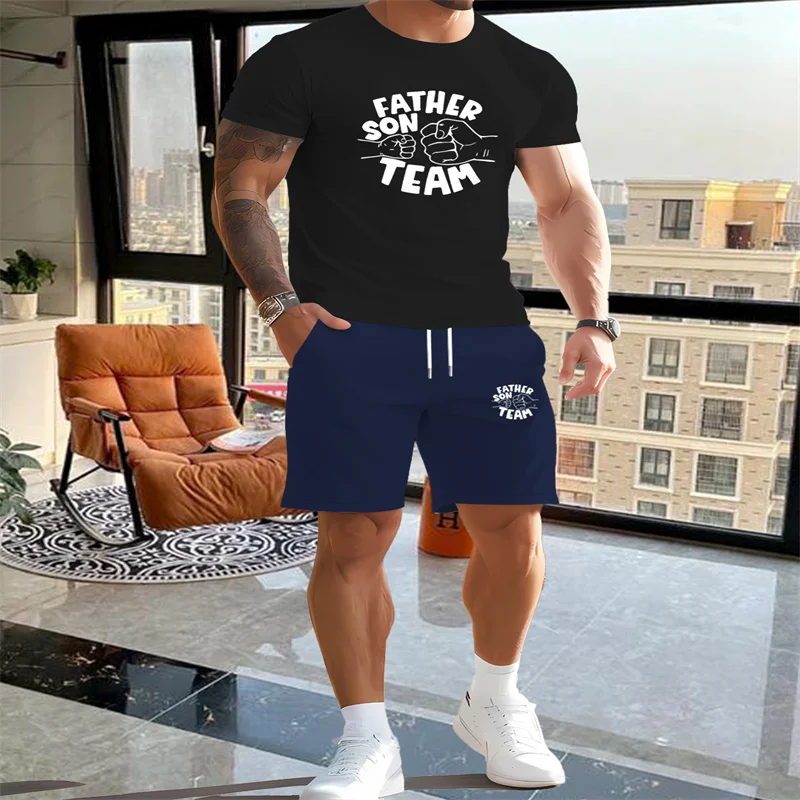 Men's short sleeved T-shirt shorts set summer short sleeved men's pullover set 2-piece set 2025 new fashion clothing set
Men's short sleeved T-shirt shorts set summer short sleeved men's pullover set 2-piece set 2025 new fashion clothing set