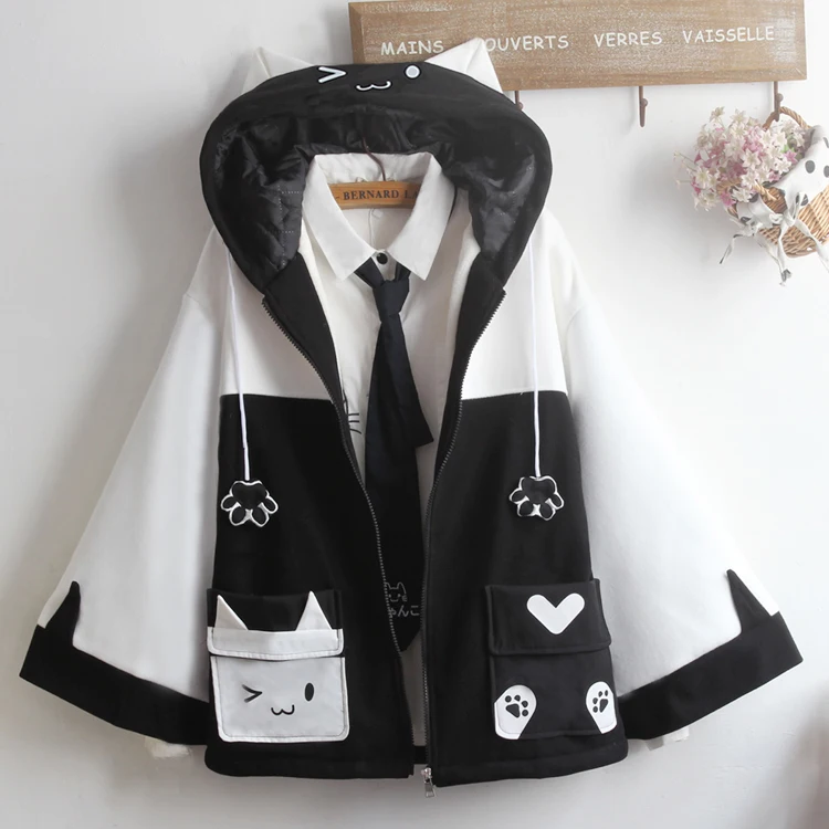 Thickened Plaid Coat Cute Smiling Face Print Hooded Soft Girl Style Men Women Outerwear Winter Warm Fleece Lined Jacket
Thickened Plaid Coat Cute Smiling Face Print Hooded Soft Girl Style Men Women Outerwear Winter Warm Fleece Lined Jacket