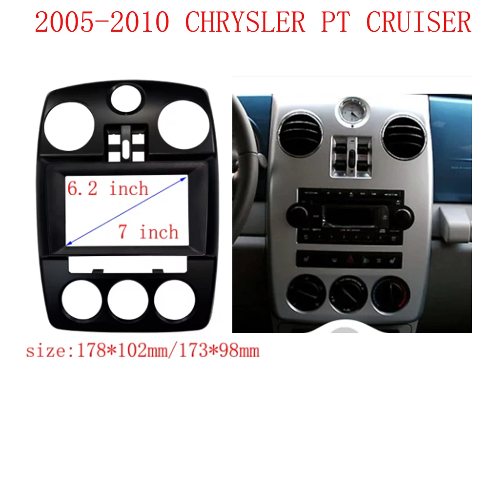For 2005-2010 CHRYSLER PT CRUISER (7INCH) Car Radio Fascias Android GPS MP5 Stereo Player 2 Din Head Unit Panel Dash Frame Insta
For 2005-2010 CHRYSLER PT CRUISER (7INCH) Car Radio Fascias Android GPS MP5 Stereo Player 2 Din Head Unit Panel Dash Frame Insta