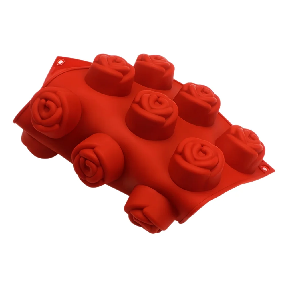 Valentine's Day Baking Mould 15 Hole Rose Flower Silicone Cake Mold DIY French Mousse Dessert Chocolate Cake Mold Hot Selling
Valentine's Day Baking Mould 15 Hole Rose Flower Silicone Cake Mold DIY French Mousse Dessert Chocolate Cake Mold Hot Selling