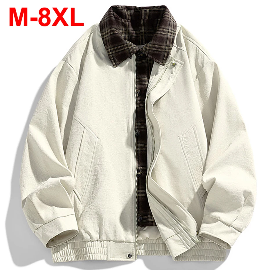 8XL Мужские куртки больших размеров Весна-Осень Корейская мода Поддельные куртки из двух предметов Мужские куртки большого размера 7XL
8XL Мужские куртки больших размеров Весна-Осень Корейская мода Поддельные куртки из двух предметов Мужские куртки большого размера 7XL