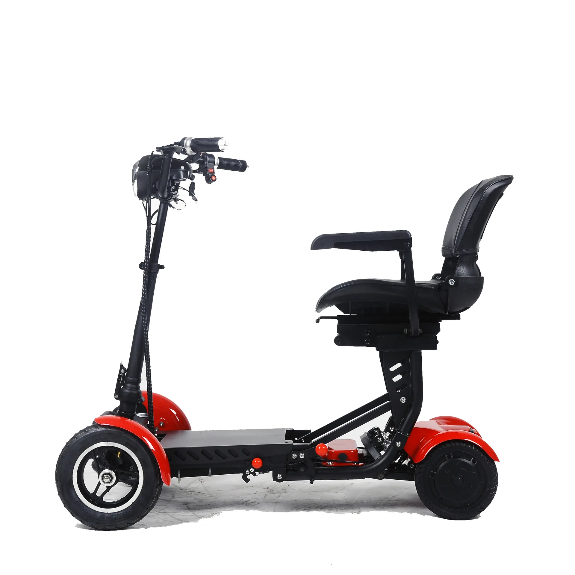 Scooter for the elderly foldable four-wheeled household low-speed safe and stable lightweight elderly scooter golf ball
Scooter for the elderly foldable four-wheeled household low-speed safe and stable lightweight elderly scooter golf ball