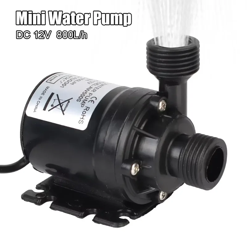 Portable Brushless Motor Submersible Water Pump, Ultra-quiet, DC 12V, 24V, 800L/H, for Cooling System, Fountains Heater, Hom
Portable Brushless Motor Submersible Water Pump, Ultra-quiet, DC 12V, 24V, 800L/H, for Cooling System, Fountains Heater, Hom