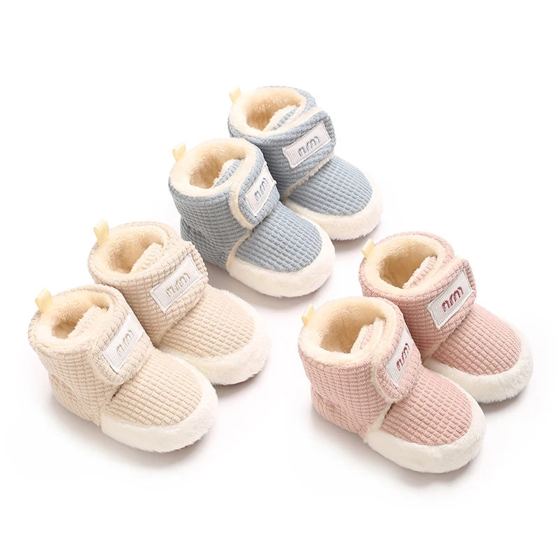 Zapatos De Otoño e Invierno Para Bebés Recién Nacidos Zapatos De Algodón Para Bebés Con Suelas Cálidas y Suaves
Zapatos De Otoño e Invierno Para Bebés Recién Nacidos Zapatos De Algodón Para Bebés Con Suelas Cálidas y Suaves