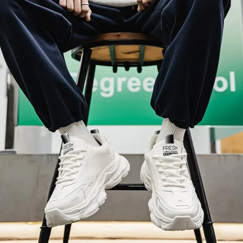 Shoes for Men Trendy Casual PU Leather Men's Sneakers Luxury Designer Shoes for Men Platform Running Sneakers Zapatillas Hombre
Shoes for Men Trendy Casual PU Leather Men's Sneakers Luxury Designer Shoes for Men Platform Running Sneakers Zapatillas Hombre