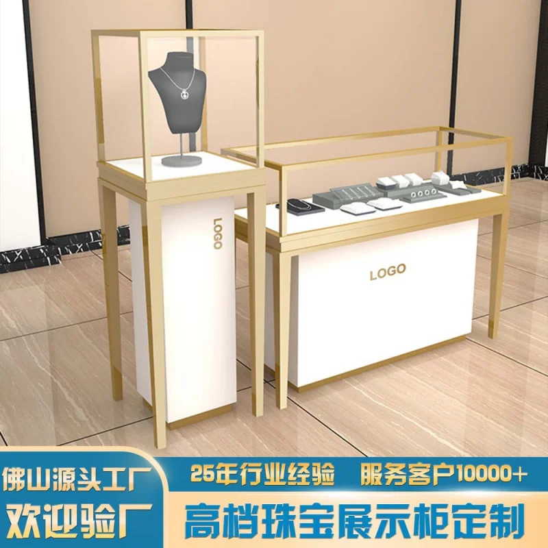 Custom. Whole Store Customized Jewelry Showcase Light Luxury Gold and Silver Jewelry Showcase Stainless Steel Watch
Custom. Whole Store Customized Jewelry Showcase Light Luxury Gold and Silver Jewelry Showcase Stainless Steel Watch