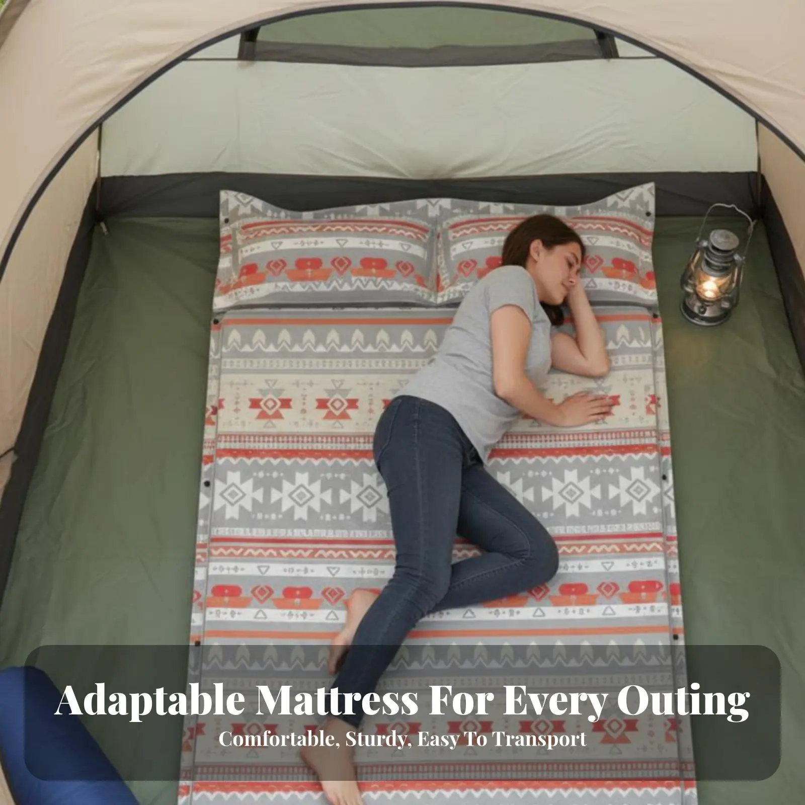 Inflatable Mattress, Portable, Camping, Home, Memory Foam, Moisture-Resistant, Foldable, Adjustable Air Pillow
Inflatable Mattress, Portable, Camping, Home, Memory Foam, Moisture-Resistant, Foldable, Adjustable Air Pillow