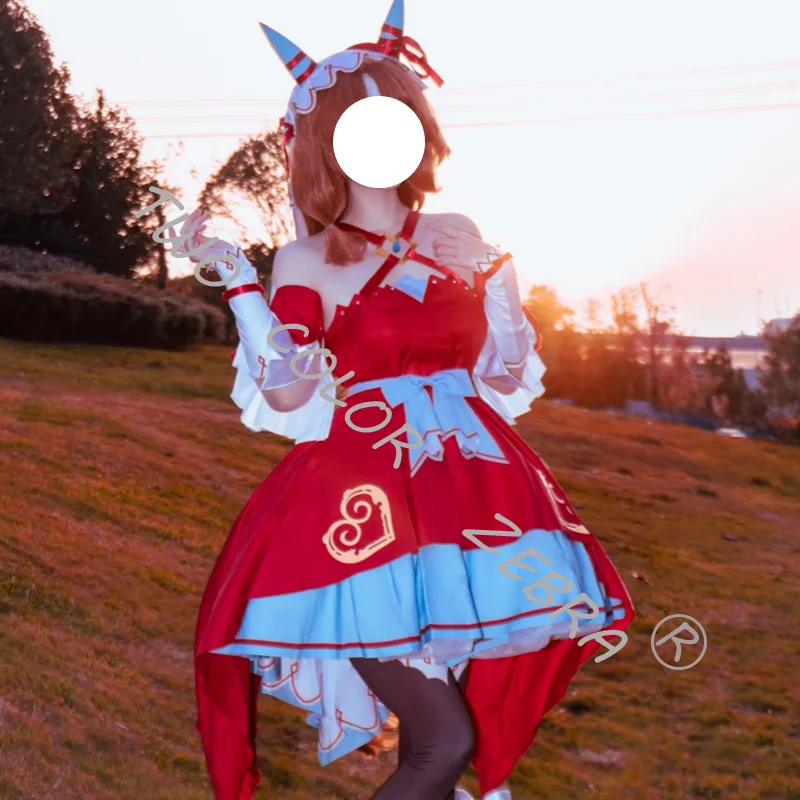 Game Umamusume: Pretty Derby Still in Love Cosplay Costume Cute Idol Stage Cosplay Outfit Red Lolita Dress Skirt Wig for Women
Game Umamusume: Pretty Derby Still in Love Cosplay Costume Cute Idol Stage Cosplay Outfit Red Lolita Dress Skirt Wig for Women