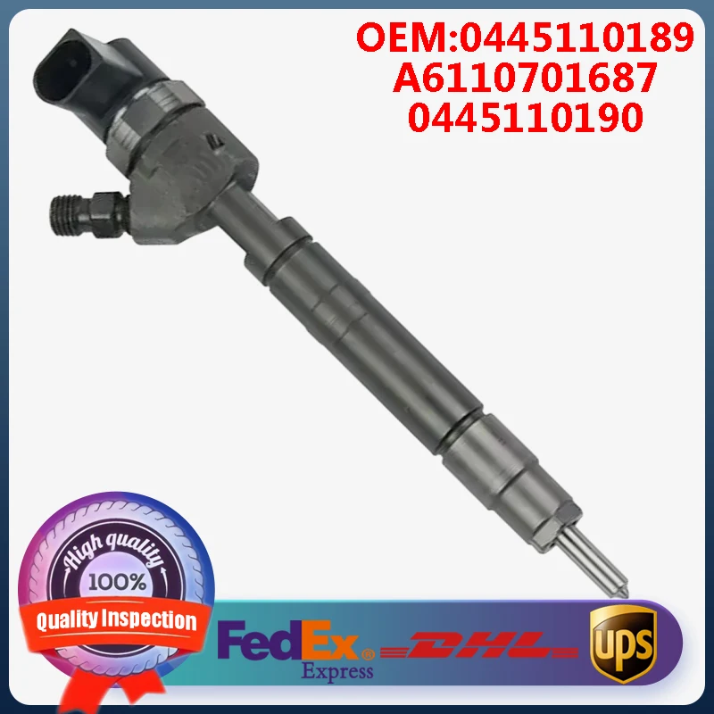 0445110189 A6110701687 0445110190 Diesel common rail injectors suitable for Mercedes-Benz
0445110189 A6110701687 0445110190 Diesel common rail injectors suitable for Mercedes-Benz