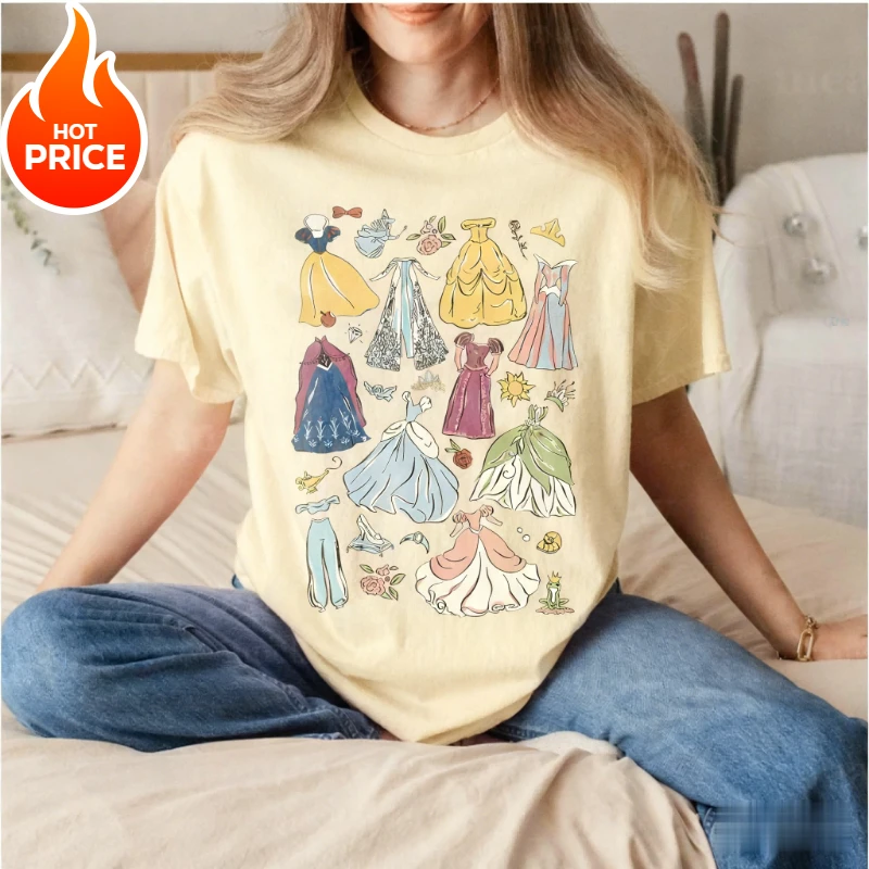 Disney Princess Boy Girl 2026 New Summer T-shirt Family Parent-child Wear Oversized Casual Men Women Short Sleeve Tee Top
Disney Princess Boy Girl 2026 New Summer T-shirt Family Parent-child Wear Oversized Casual Men Women Short Sleeve Tee Top