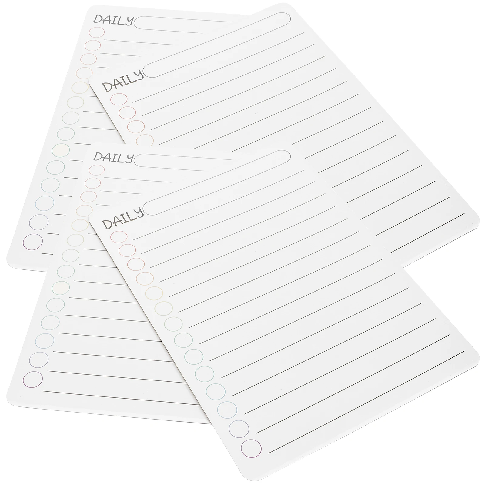 4 pcs Magnetic Schedule Whiteboard Planner Board Soft Daily Planner Erasable Long Term Practical Smooth Writing Calendar
4 pcs Magnetic Schedule Whiteboard Planner Board Soft Daily Planner Erasable Long Term Practical Smooth Writing Calendar