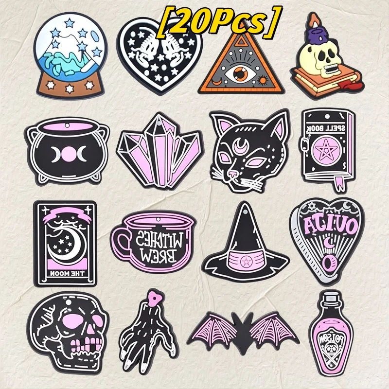 20 pieces of Halloween collection PVC shoe accessories decorative buckle classic clogs fit strap bracelet
20 pieces of Halloween collection PVC shoe accessories decorative buckle classic clogs fit strap bracelet