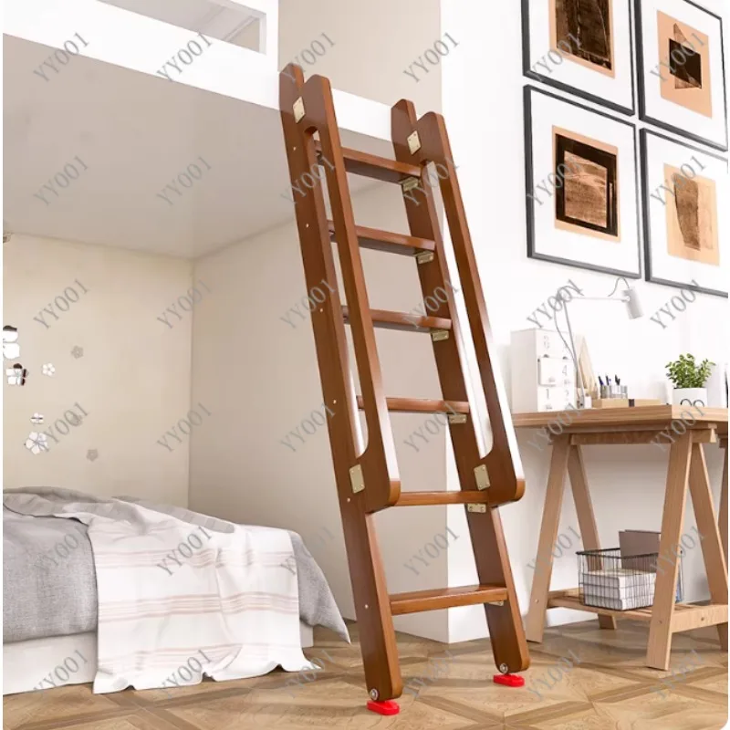 Solid Wood Attic Ladder Indoor Household Wooden Straight Ladder for Dormitory Bed with Handrail
Solid Wood Attic Ladder Indoor Household Wooden Straight Ladder for Dormitory Bed with Handrail