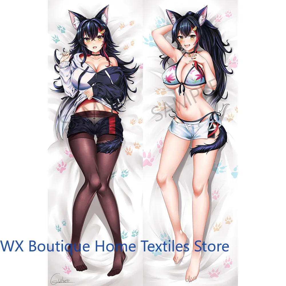 Чехол на подушку в стиле аниме Dakimakura для двусторонней наволочки Ookami Mio 
Чехол на подушку в стиле аниме Dakimakura для двусторонней наволочки Ookami Mio