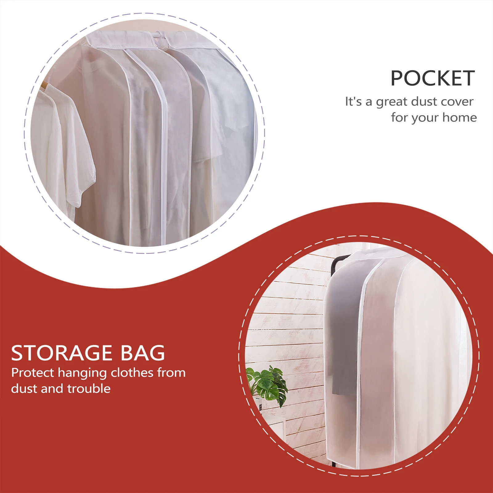 Clothing Organizer Bag Wardrobe Cover Thicken Home Hanging Clothes Storage Tomorrow Dress Protective
Clothing Organizer Bag Wardrobe Cover Thicken Home Hanging Clothes Storage Tomorrow Dress Protective