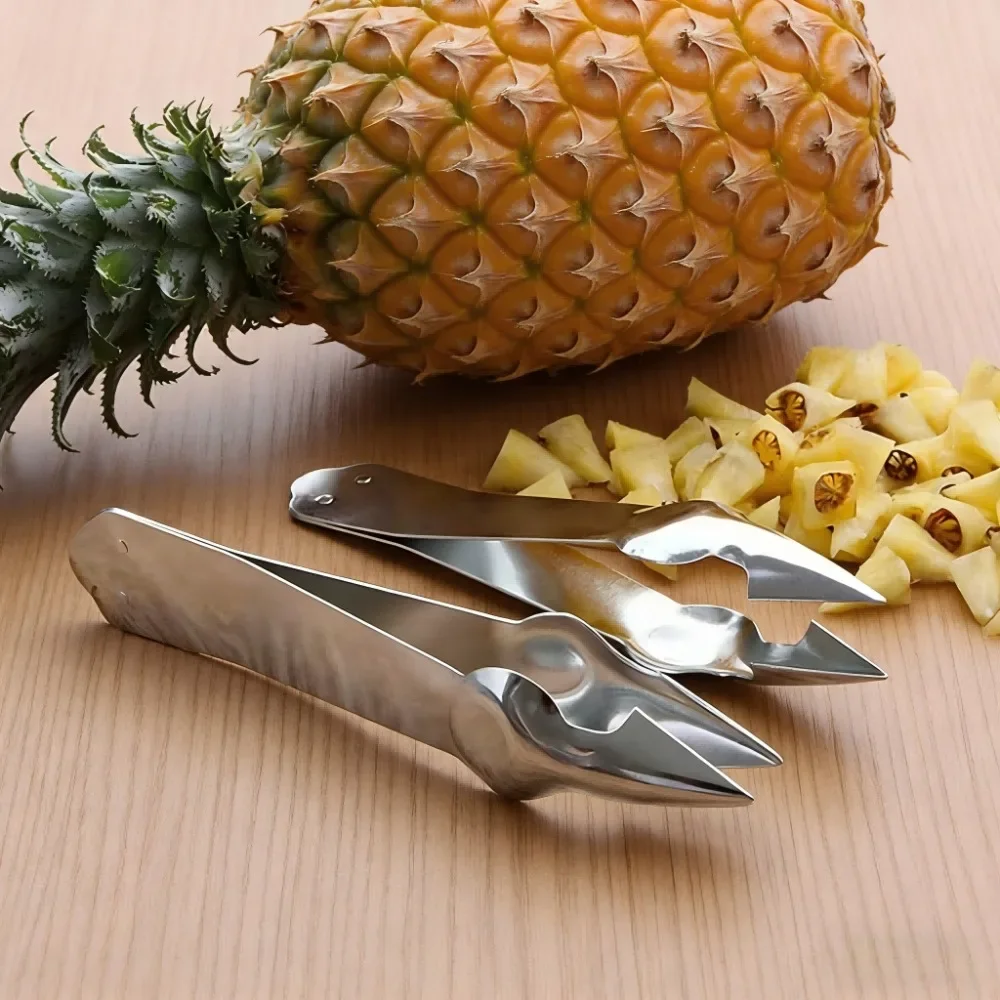 Strawberry Peeler & Pineapple Corer Slicer – Stainless Steel Kitchen Utensil with Clips, New Practical
Strawberry Peeler & Pineapple Corer Slicer – Stainless Steel Kitchen Utensil with Clips, New Practical