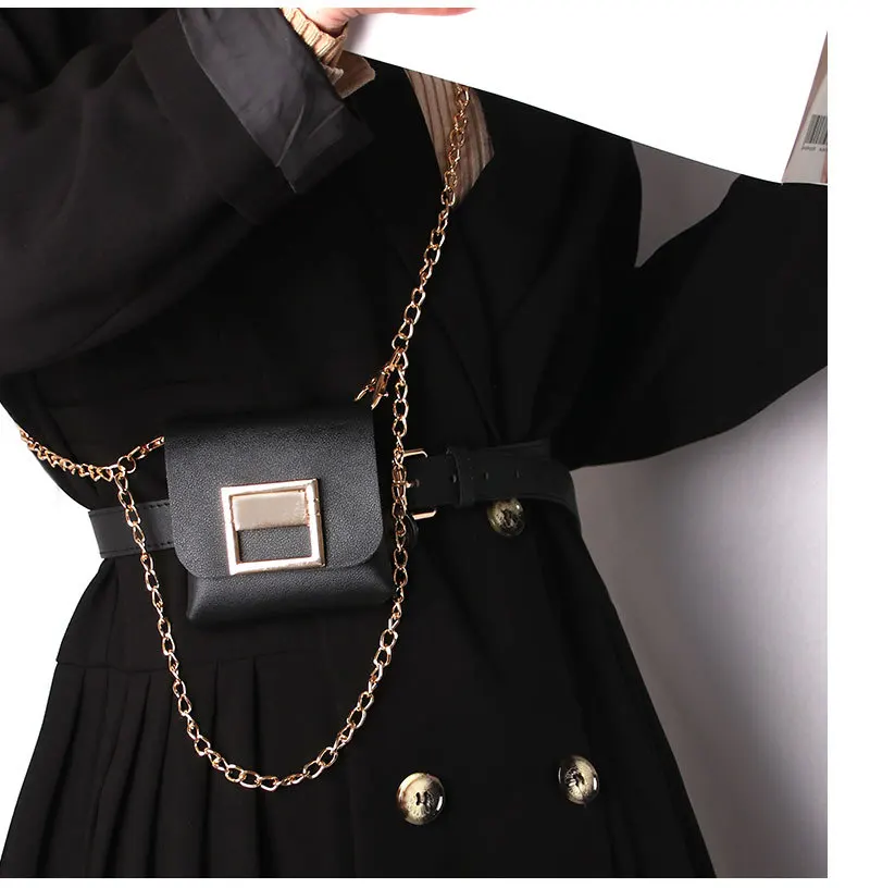 for Women Punk Silver Pin Buckle Strap Belt Shoulder Bag Phone Pouch Waist Bags Women Belt Waist Bag Chain Small Bag Belts
for Women Punk Silver Pin Buckle Strap Belt Shoulder Bag Phone Pouch Waist Bags Women Belt Waist Bag Chain Small Bag Belts
