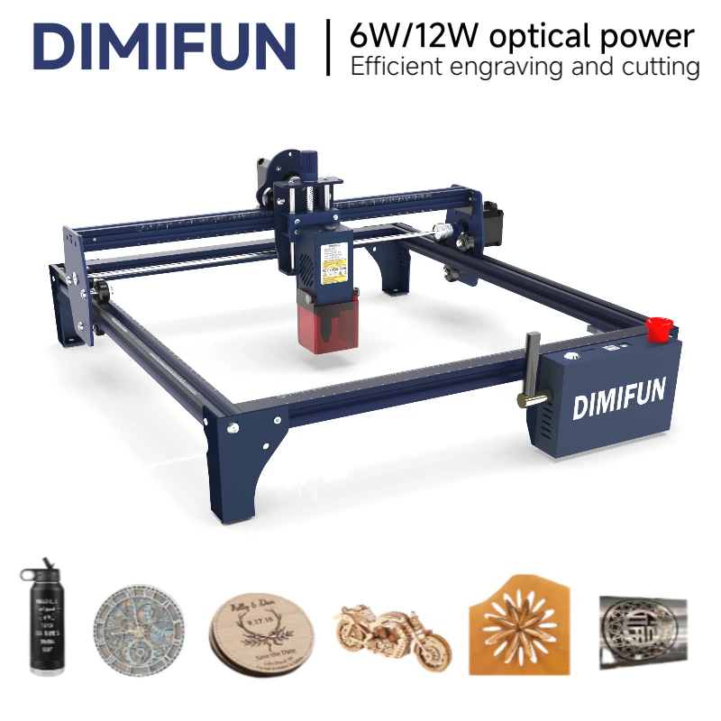 6W/12W DIMIFUN Laser Engraver DM6 Diode 330x330mm Engraving Area 0.06mm Precision Wood Carving Machine
6W/12W DIMIFUN Laser Engraver DM6 Diode 330x330mm Engraving Area 0.06mm Precision Wood Carving Machine